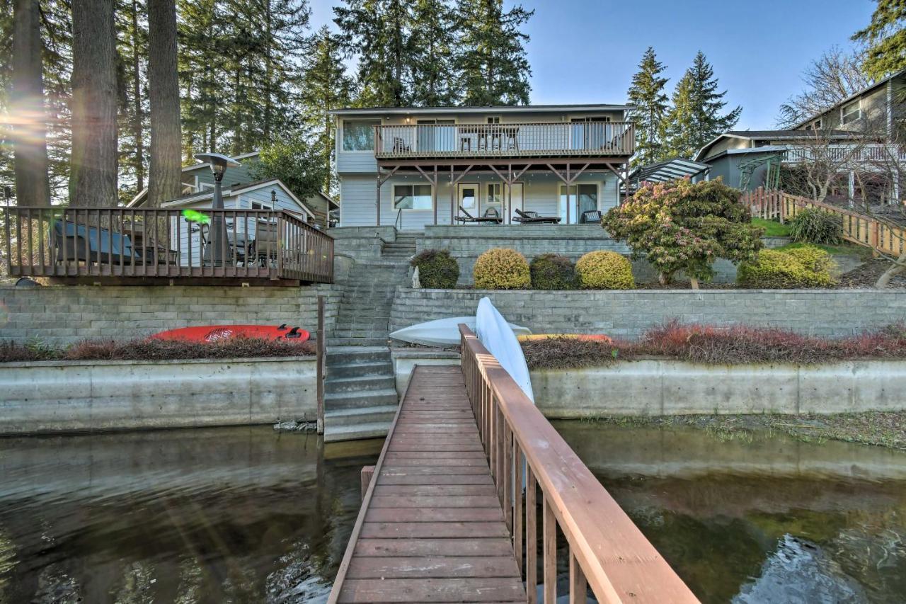 The Peacock House - Waterfront Home With Hot Tub! Olympia Exterior photo